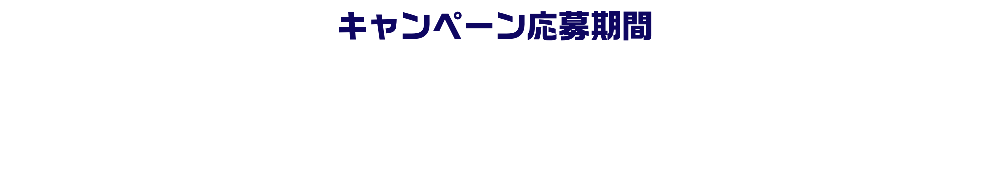 応募期間 2024.11.25(月)10:00 ~ 2025.1.31(金)23:59 ※ハガキ応募は当日消印有効 ※応募サイトは23:59まで